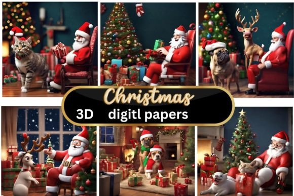 3D Christmas Backgrounds: Elevate Your Holiday Projects