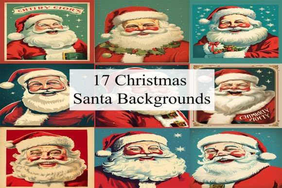 Christmas Santa Backgrounds: A Festive Design Toolkit