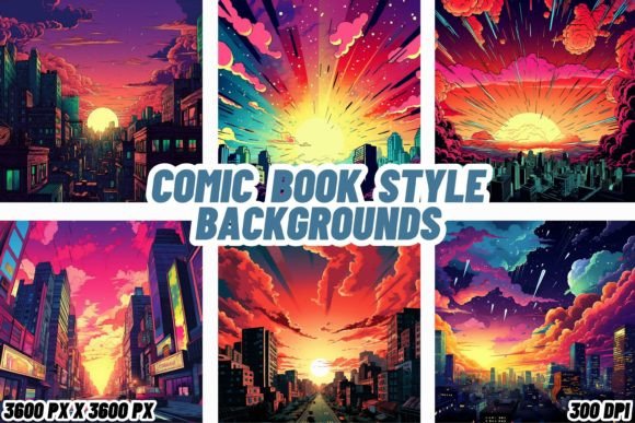 Comic Book Style Backgrounds: Beyond the Font