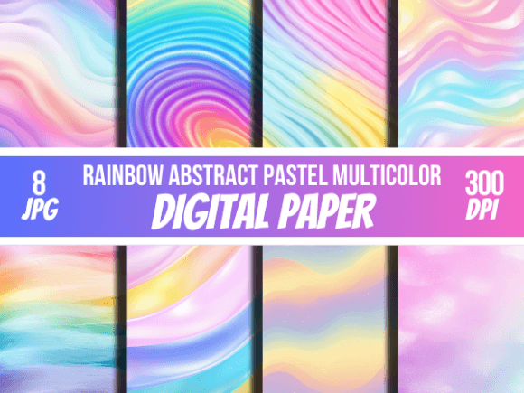 Embrace Soft Chaos: The Allure of Pastel Multicolor Backgrounds