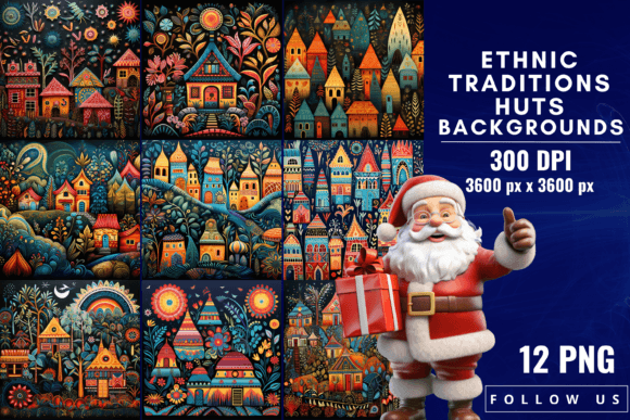 Ethnic Traditions Huts Backgrounds: A Visual Journey into Heritage