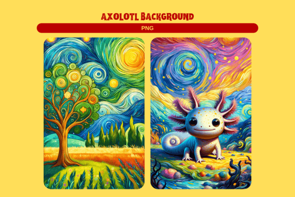 Exploring Axolotl Backgrounds: A Font for Bold Visual Stories