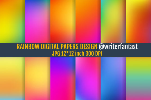 Infuse Vibrancy: Mastering Rainbow Digital Papers and Backgrounds