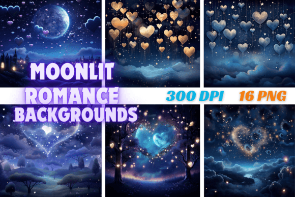Moonlit Romance Backgrounds: Capturing Enchantment