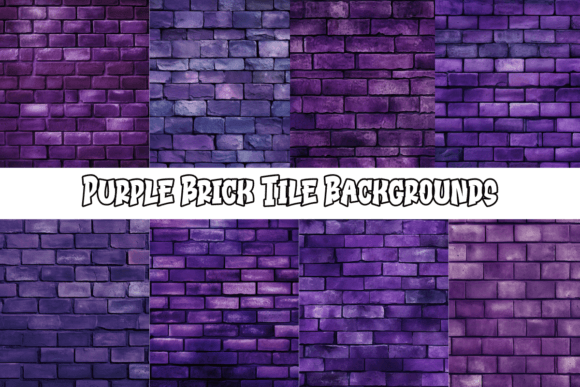 Purple Brick Tile Backgrounds: Style Meets Substance