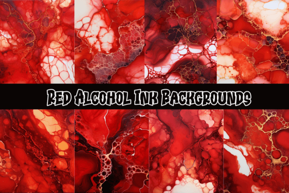 Red Alcohol Ink Backgrounds: A Deep Dive into Vibrant Design