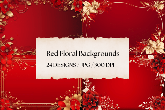 The Power of Red: Using Floral Backgrounds in Modern Design
