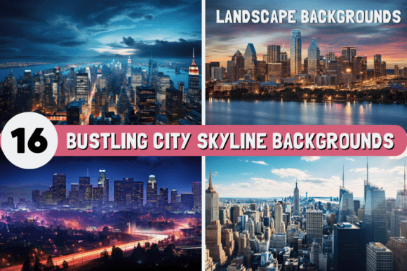 The Urban Pulse: Leveraging Bustling City Skyline Backgrounds