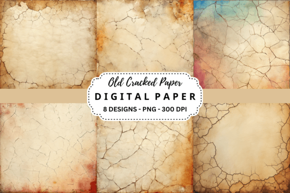 Timeless Texture: Using Old Cracked Paper Backgrounds
