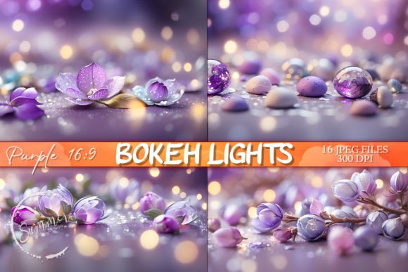 Unlocking Visual Magic with Beautiful Purple Bokeh Light Backgrounds